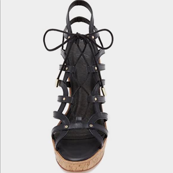 NIB Joie Lace Up Wedge Sandals - Picture 4 of 6